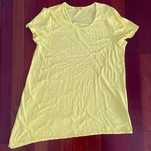Fresh Produce Asymmetrical Hem cotton Tunic, 2X